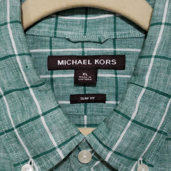 NWT Michael Kors Men's Shirt long sleeve size XL - Picture 5 of 8